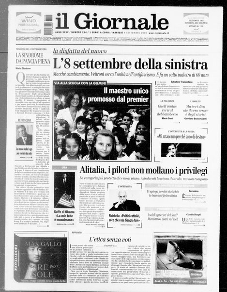 Il giornale : quotidiano del mattino